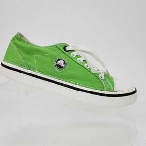 Crocs Lime Green White Hover Sneaker Size 9